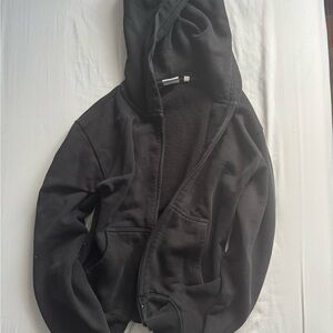 Black zip up